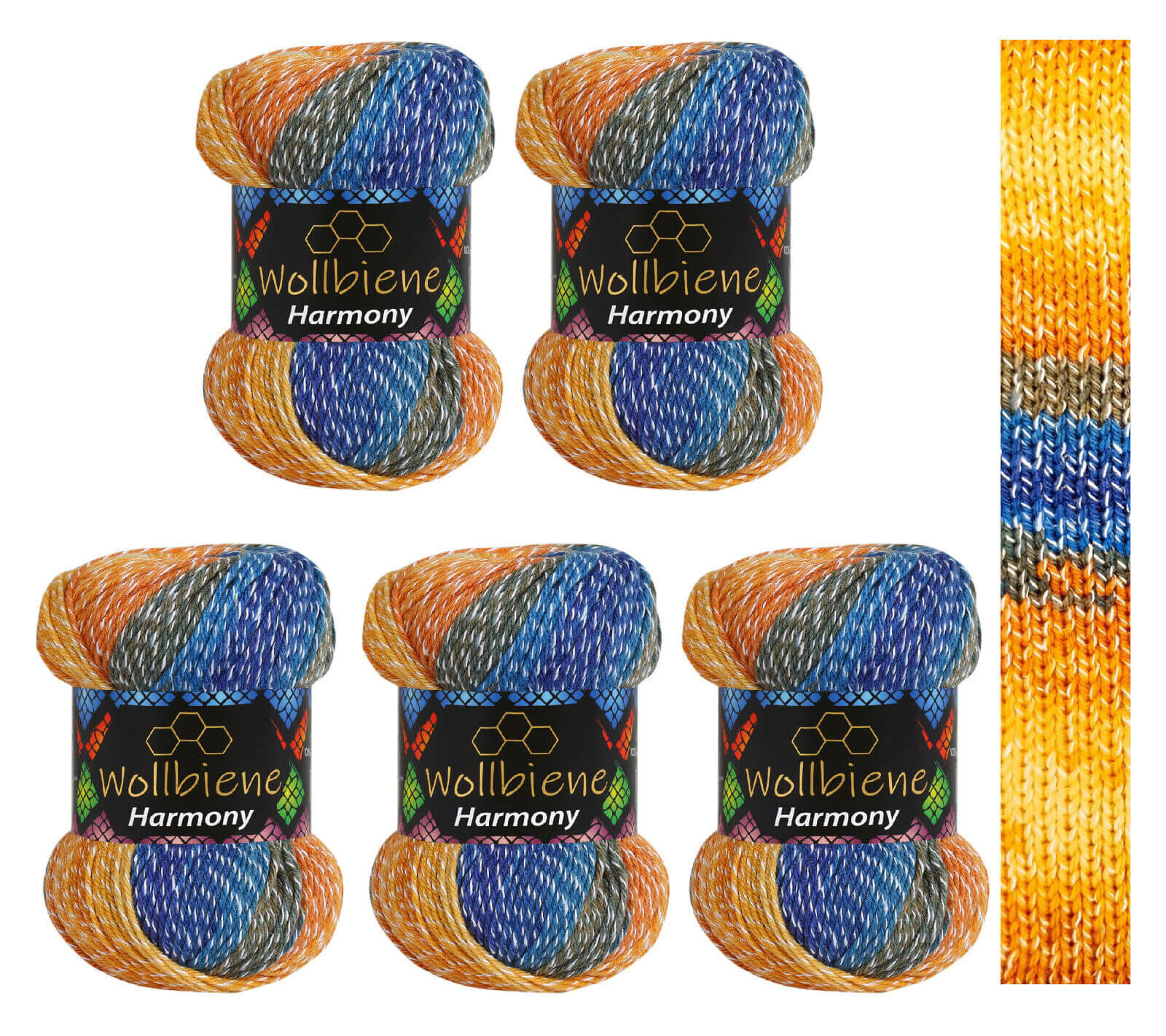 Wollbiene Harmony Batik gradient wool 100gr