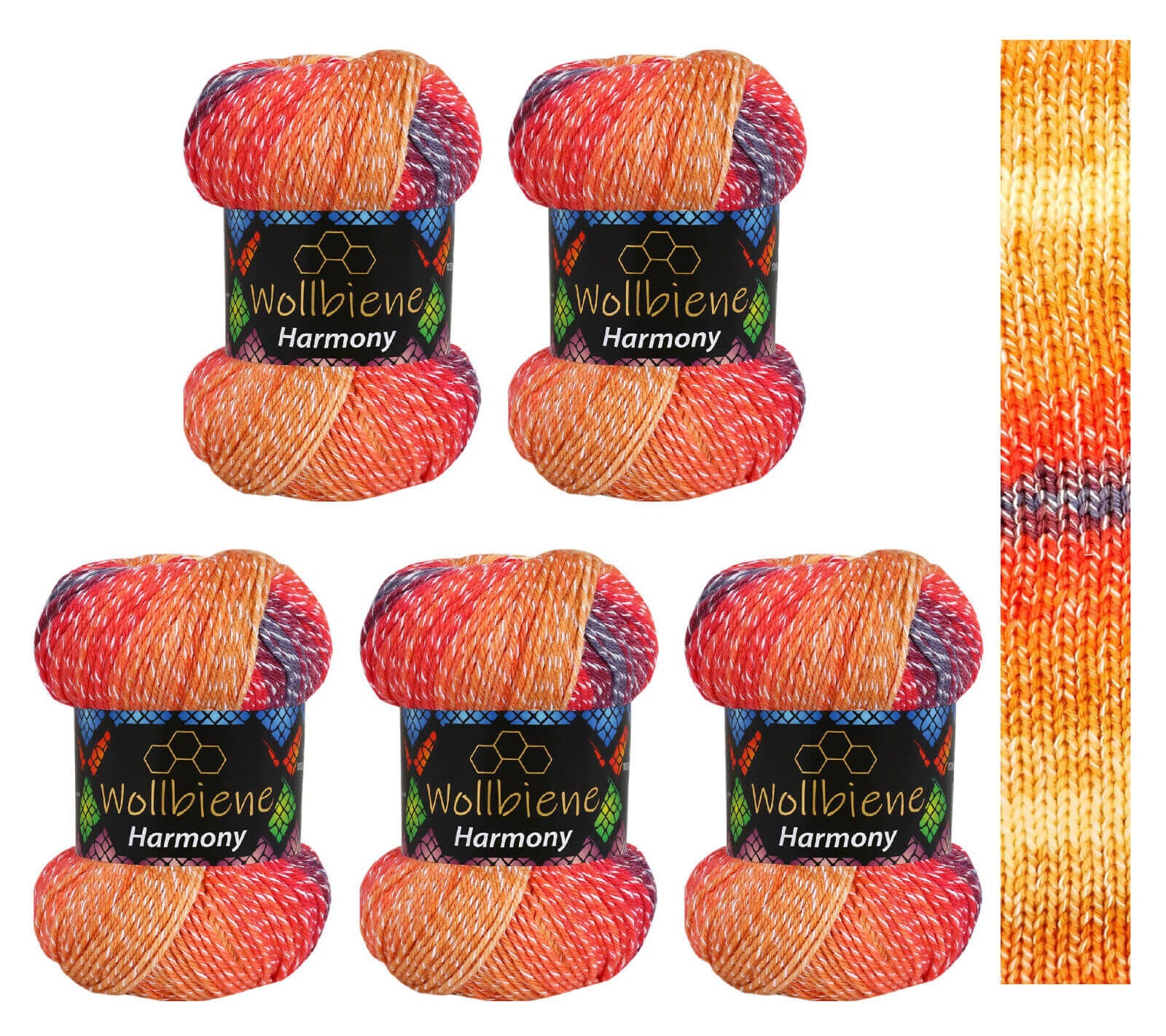 Wollbiene Harmony Batik gradient wool 100gr