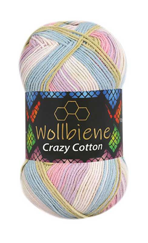 Wollbiene Crazy Cotton Batik Farbverlaufswolle 100gr