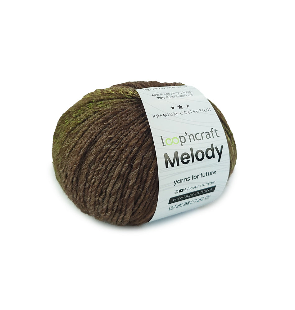 loopncraft Melody Farbverlaufsgarn 50gr