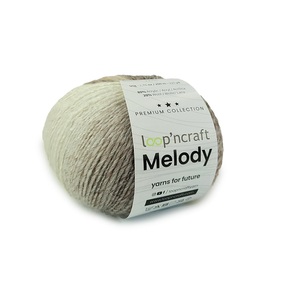 loopncraft Melody Farbverlaufsgarn 50gr
