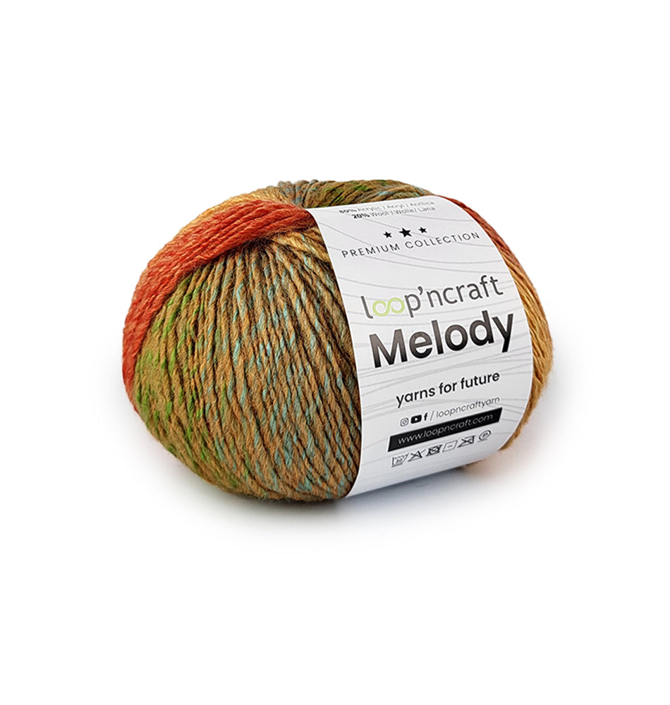 loopncraft Melody Farbverlaufsgarn 50gr