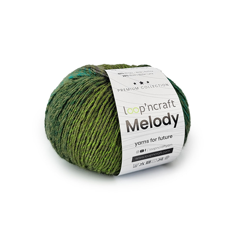 loopncraft Melody Farbverlaufsgarn 50gr