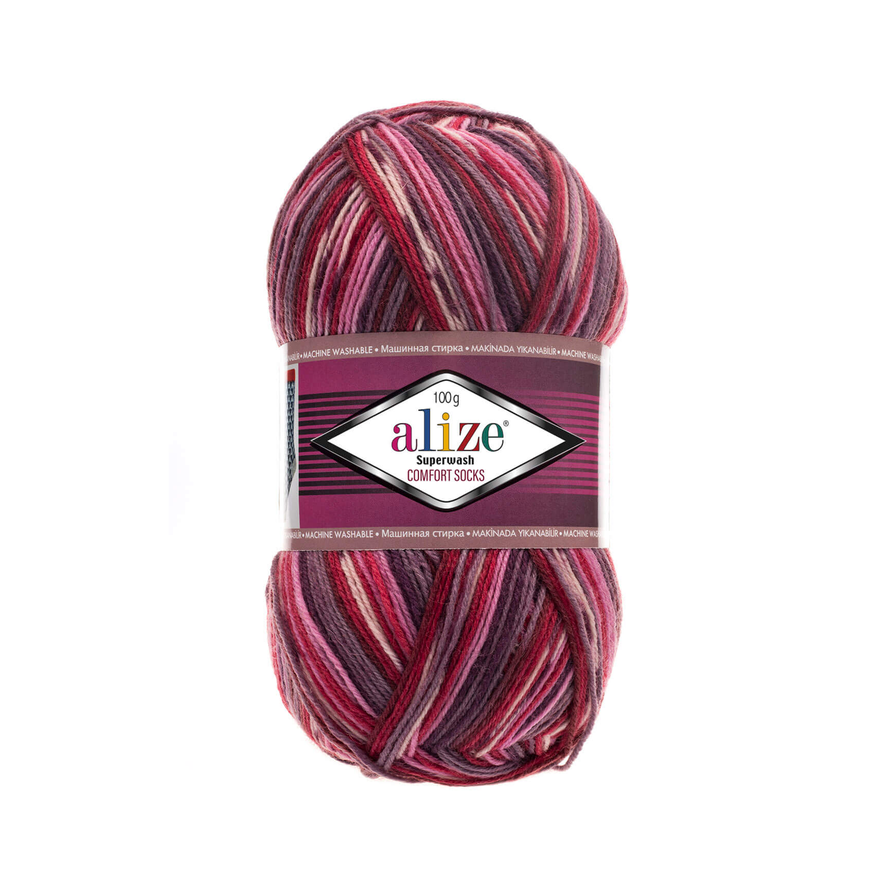 Alize Superwash Comfort 100g Sockenwolle 4-fädig Schurwolle Sockengarn