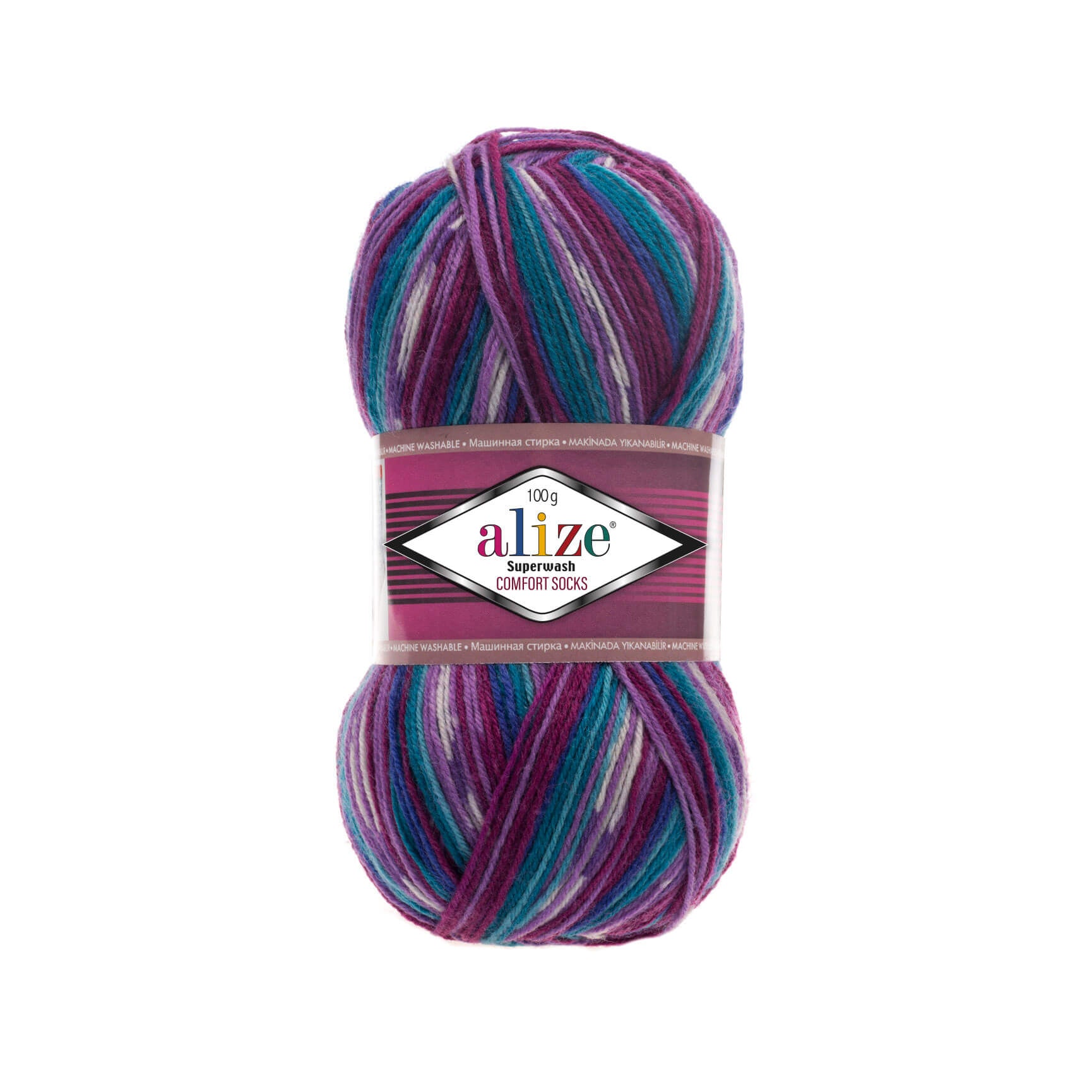 Alize Superwash Comfort 100g Sockenwolle 4-fädig Schurwolle Sockengarn