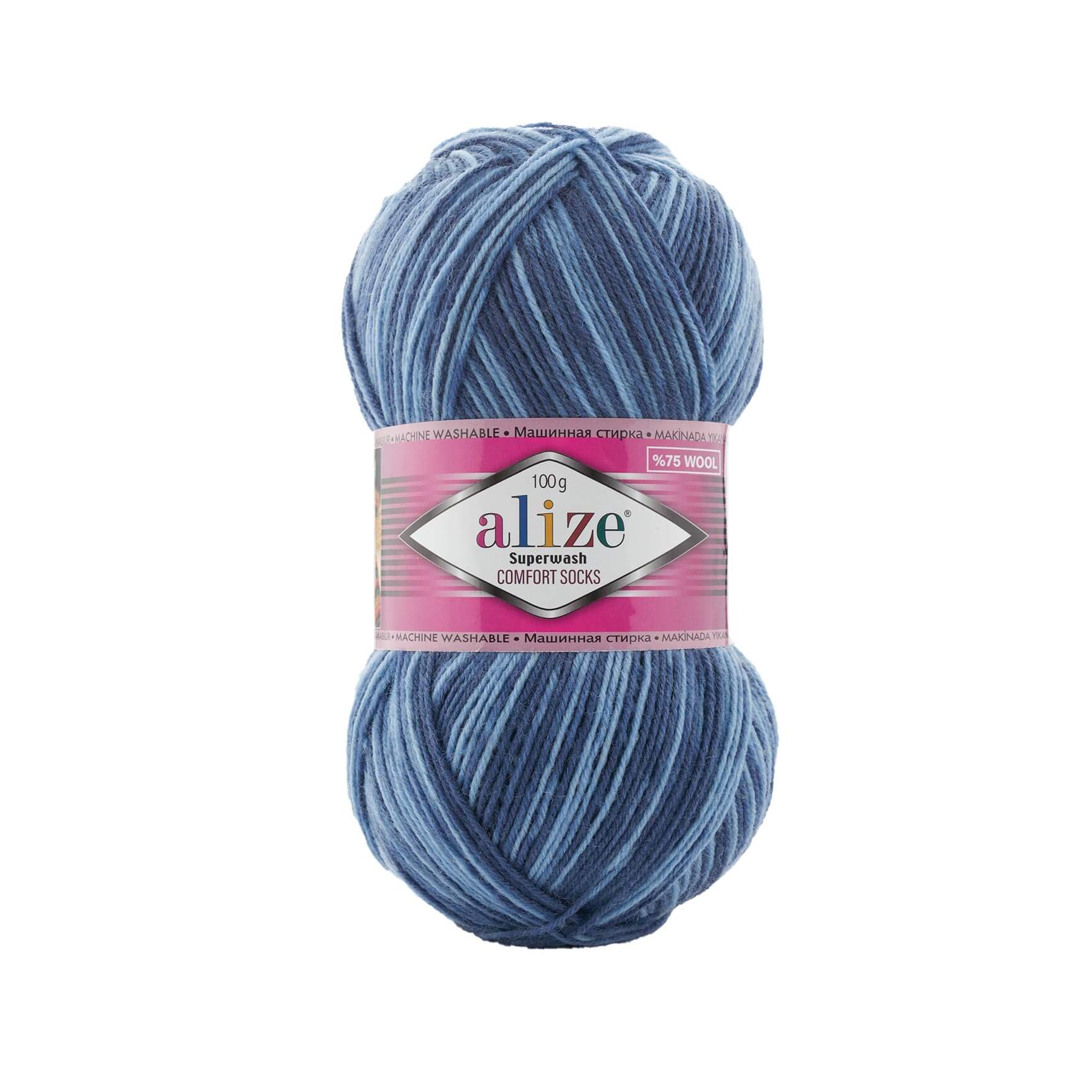 Alize Superwash Comfort 100g Sockenwolle 4-fädig Schurwolle Sockengarn