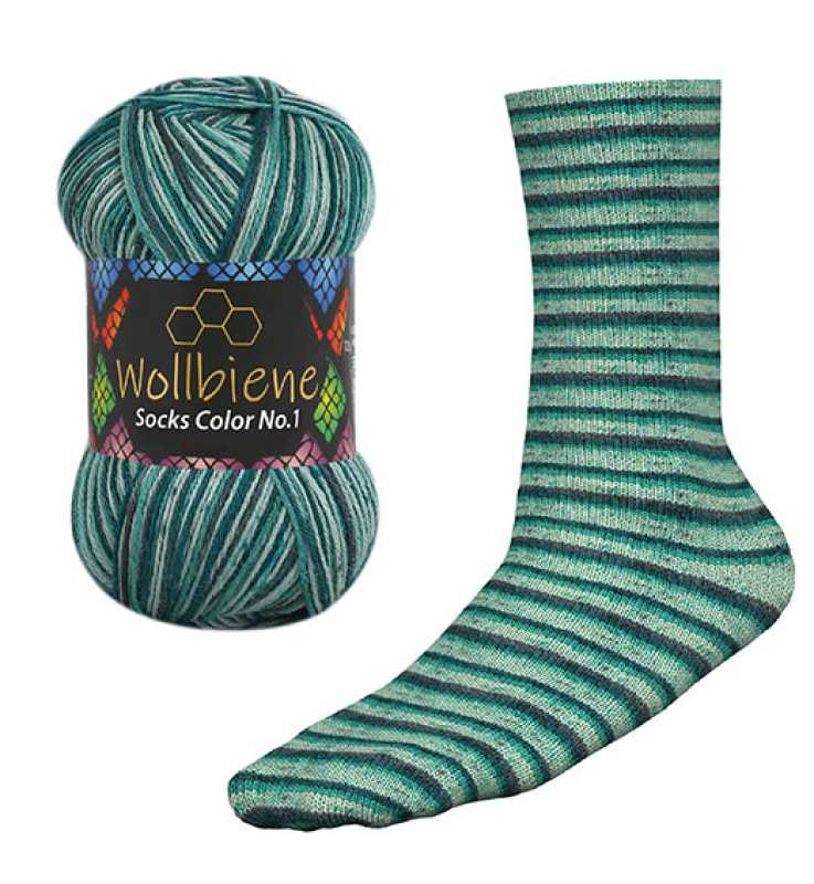 Wollbiene Socks Color Sockenwolle 100gr 4fach