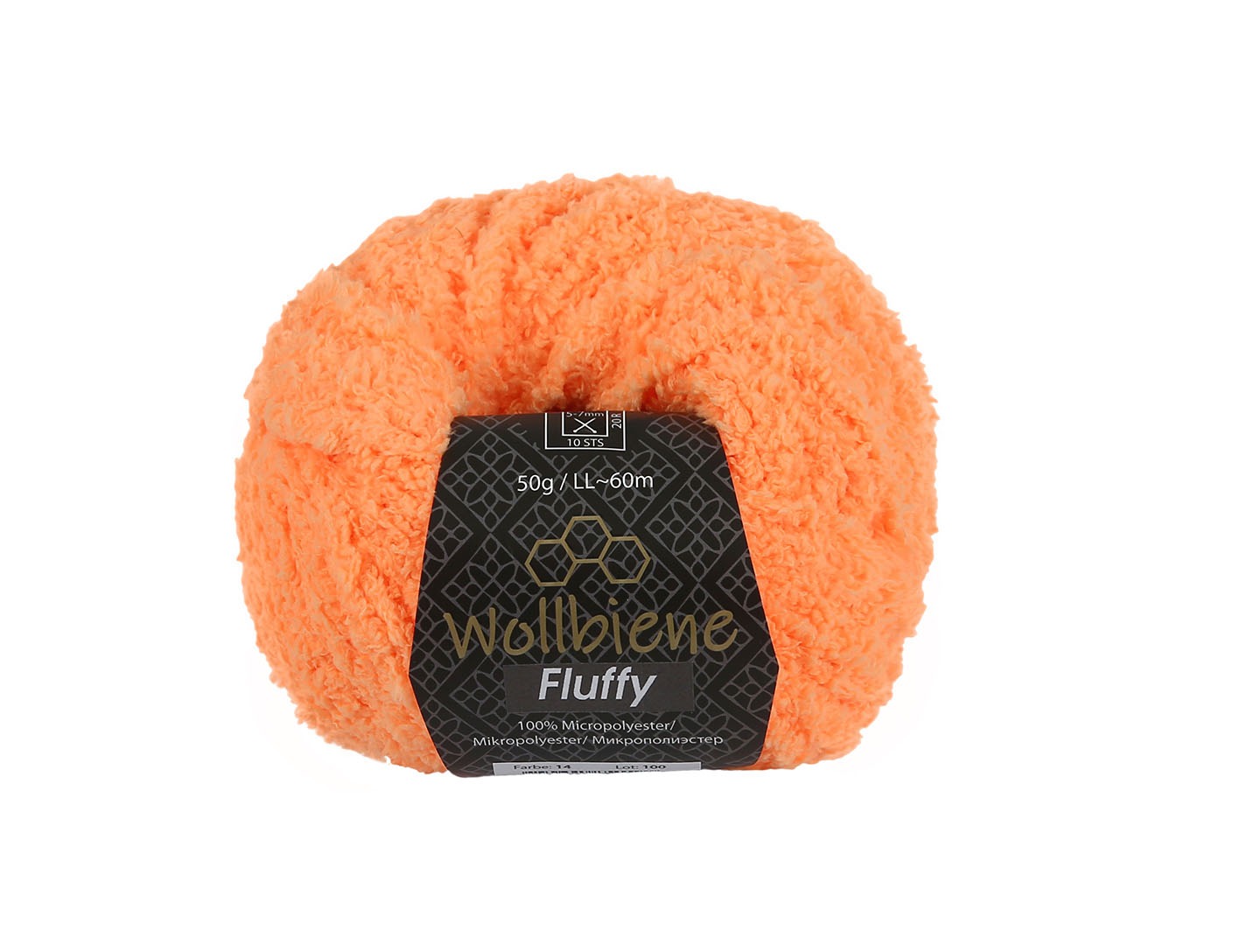 Wollbiene Fluffy Plüscheffekt 50gr