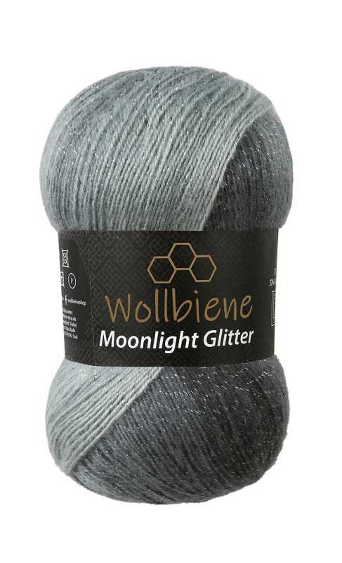 Moonlight Glitter Batik Gradient Yarn 100g