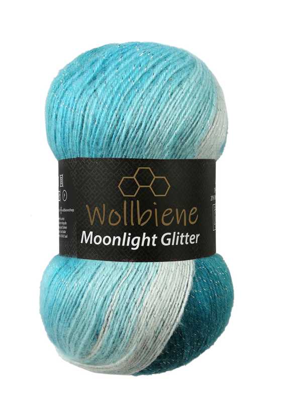 Moonlight Glitter Batik Gradient Yarn 100g