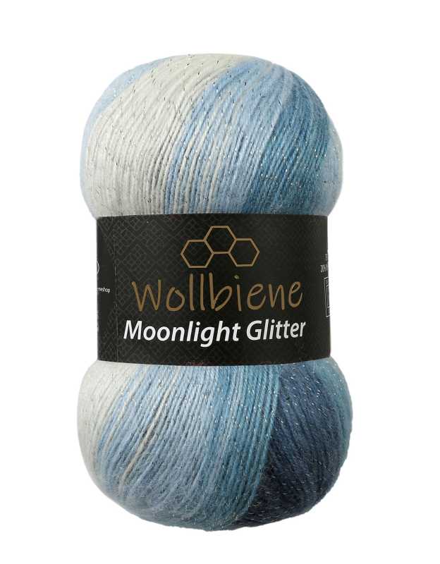 Moonlight Glitter Batik Gradient Yarn 100g