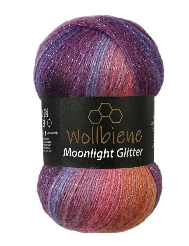 Moonlight Glitter Batik Gradient Yarn 100g