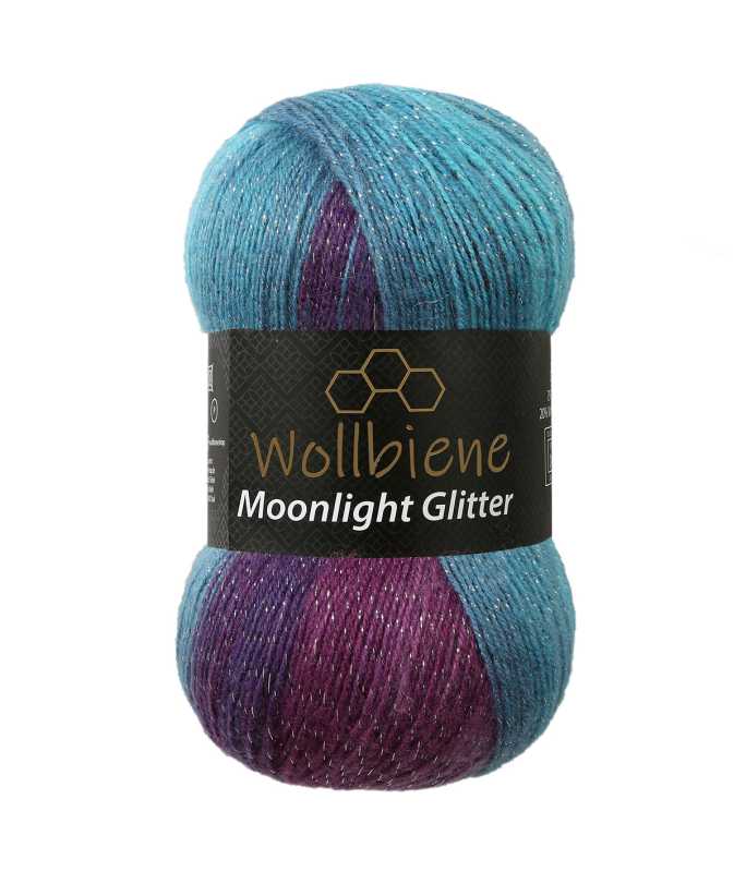 Moonlight Glitter Batik Gradient Yarn 100g