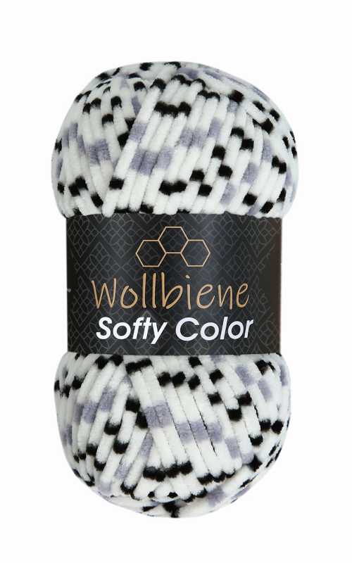 Softy Color Chenille Wool 100g colored