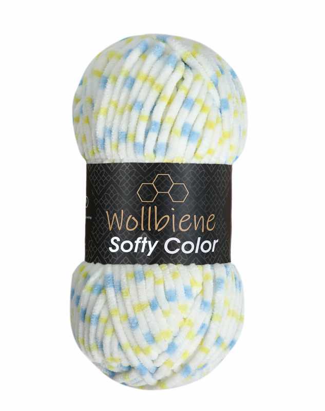 Softy Color Chenille Wool 100g colored