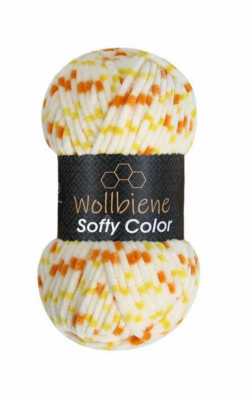 Softy Color Chenille Wool 100g colored