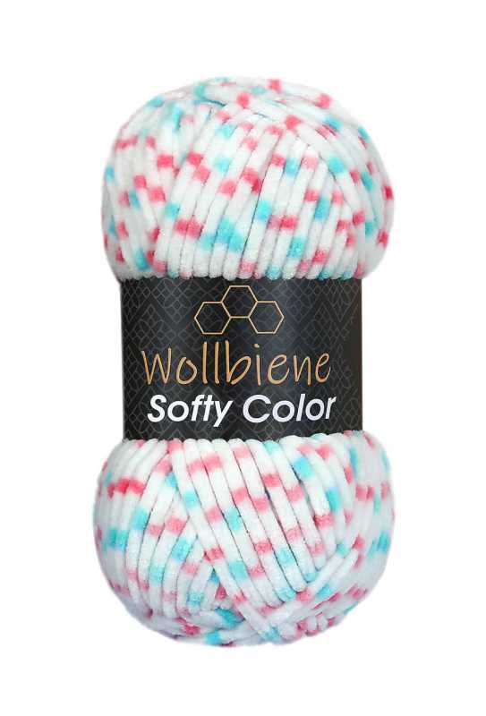 Softy Color Chenille Wool 100g colored