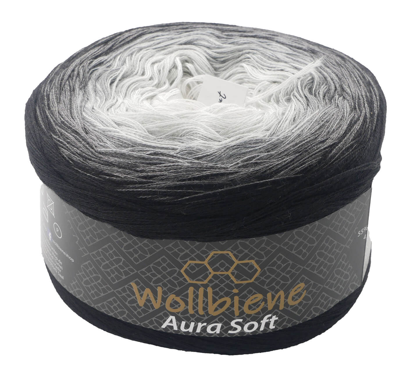 Wollbiene Aura Soft Bobbel 250g Farbverlauf 1000m