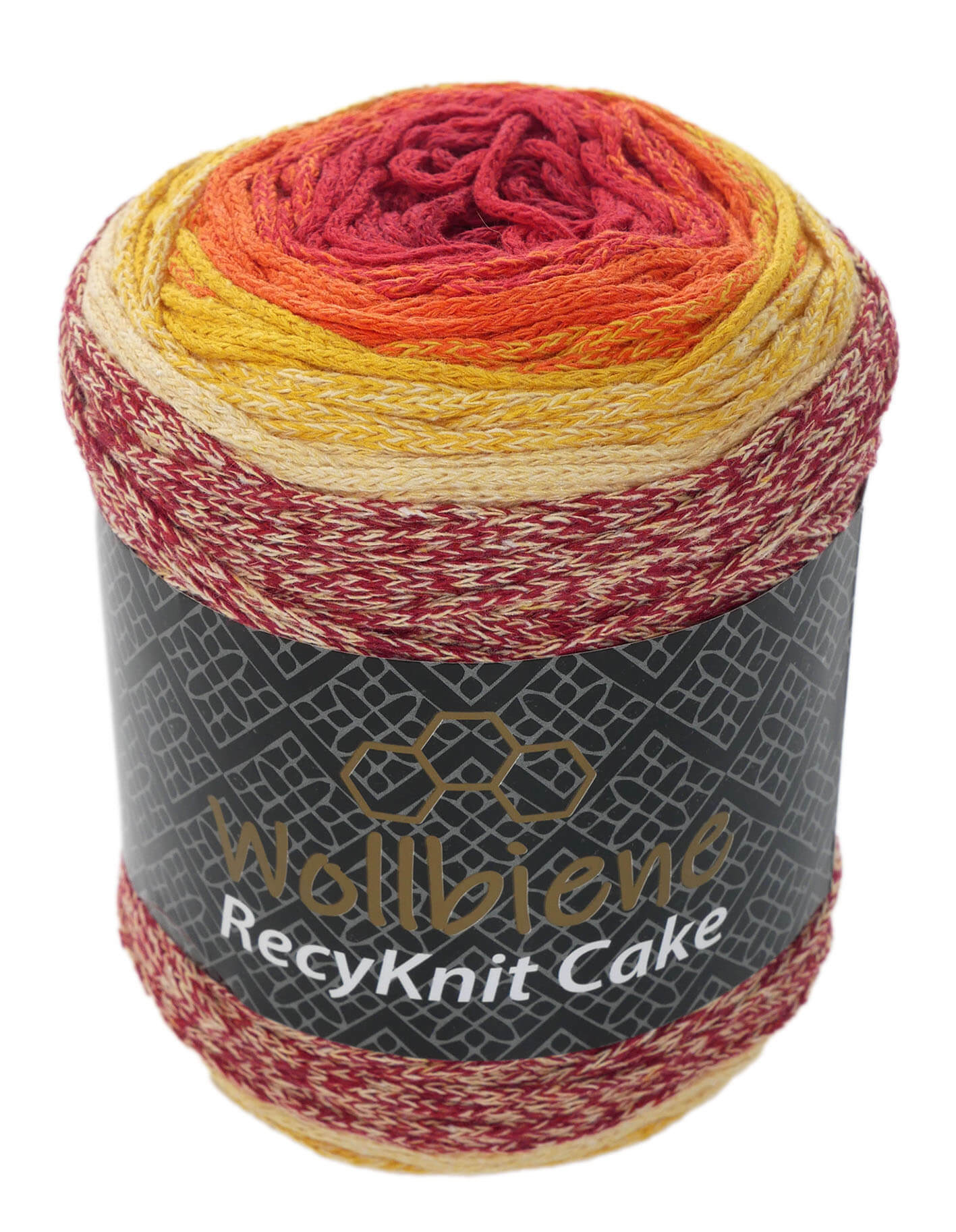 Wollbiene Recyknit Cake 250g Farbverlauf