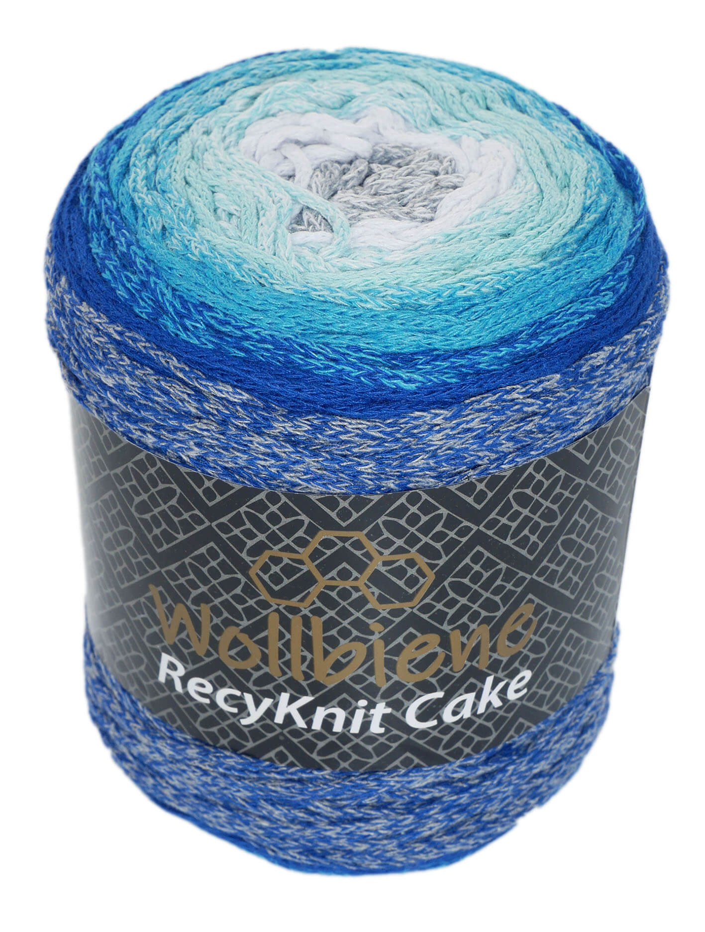 Wollbiene Recyknit Cake 250g Farbverlauf