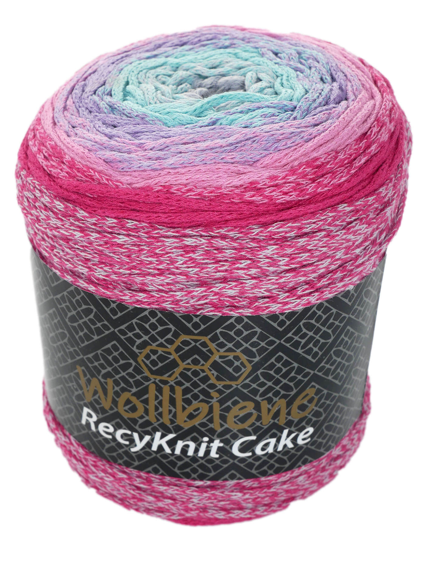 Wollbiene Recyknit Cake 250g Farbverlauf