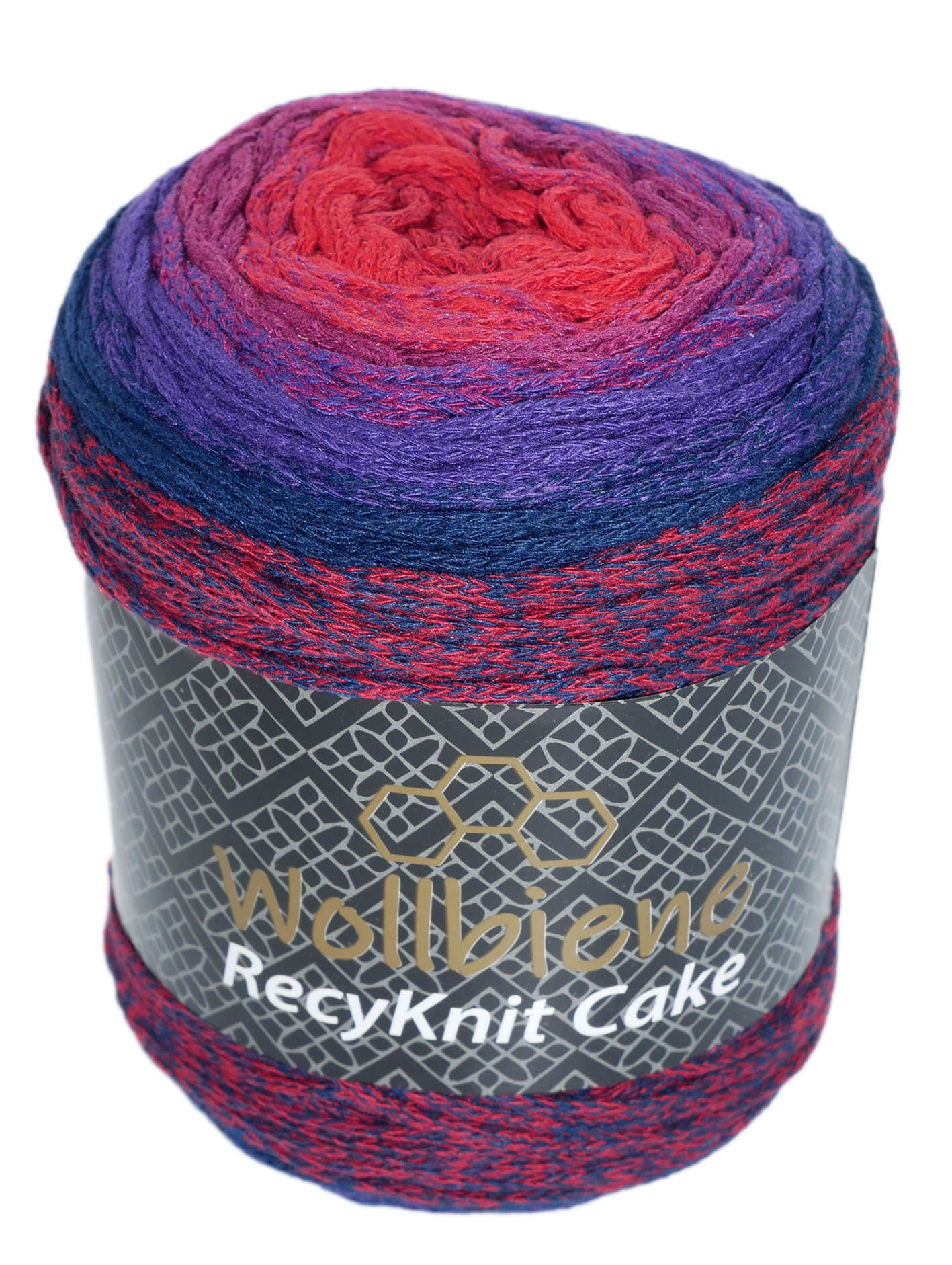 Wollbiene Recyknit Cake 250g Farbverlauf