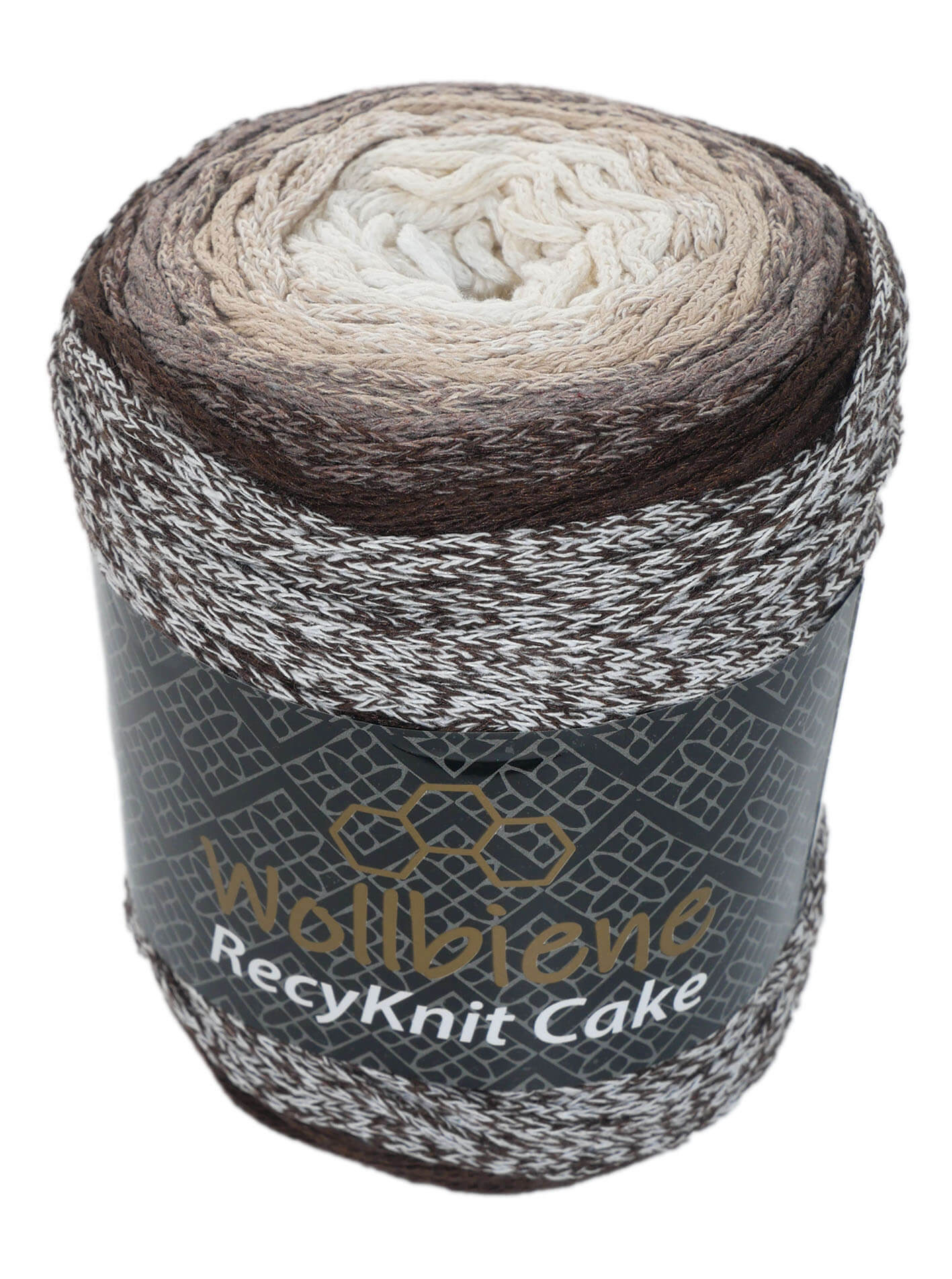 Wollbiene Recyknit Cake 250g Farbverlauf