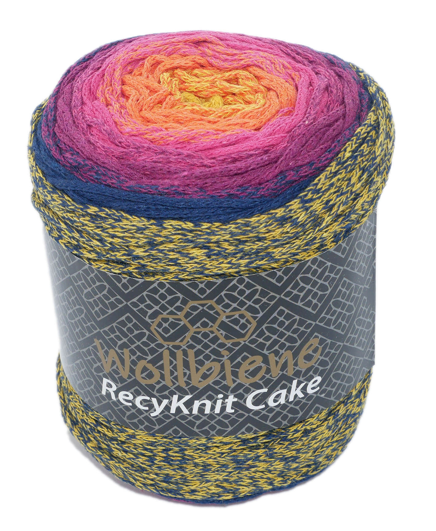 Wollbiene Recyknit Cake 250g Farbverlauf