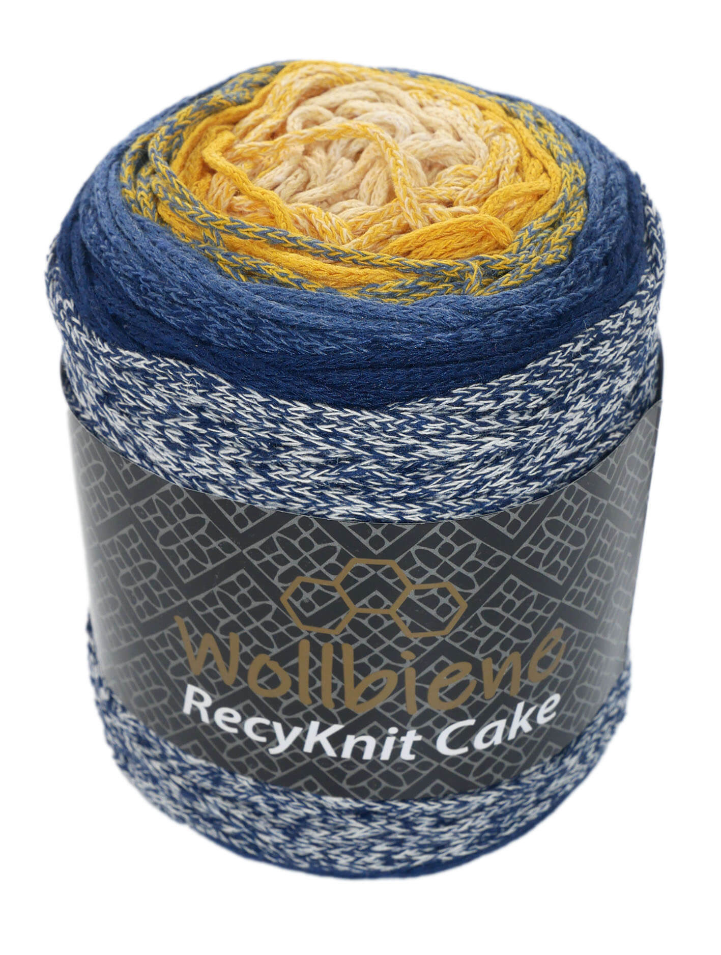 Wollbiene Recyknit Cake 250g Farbverlauf