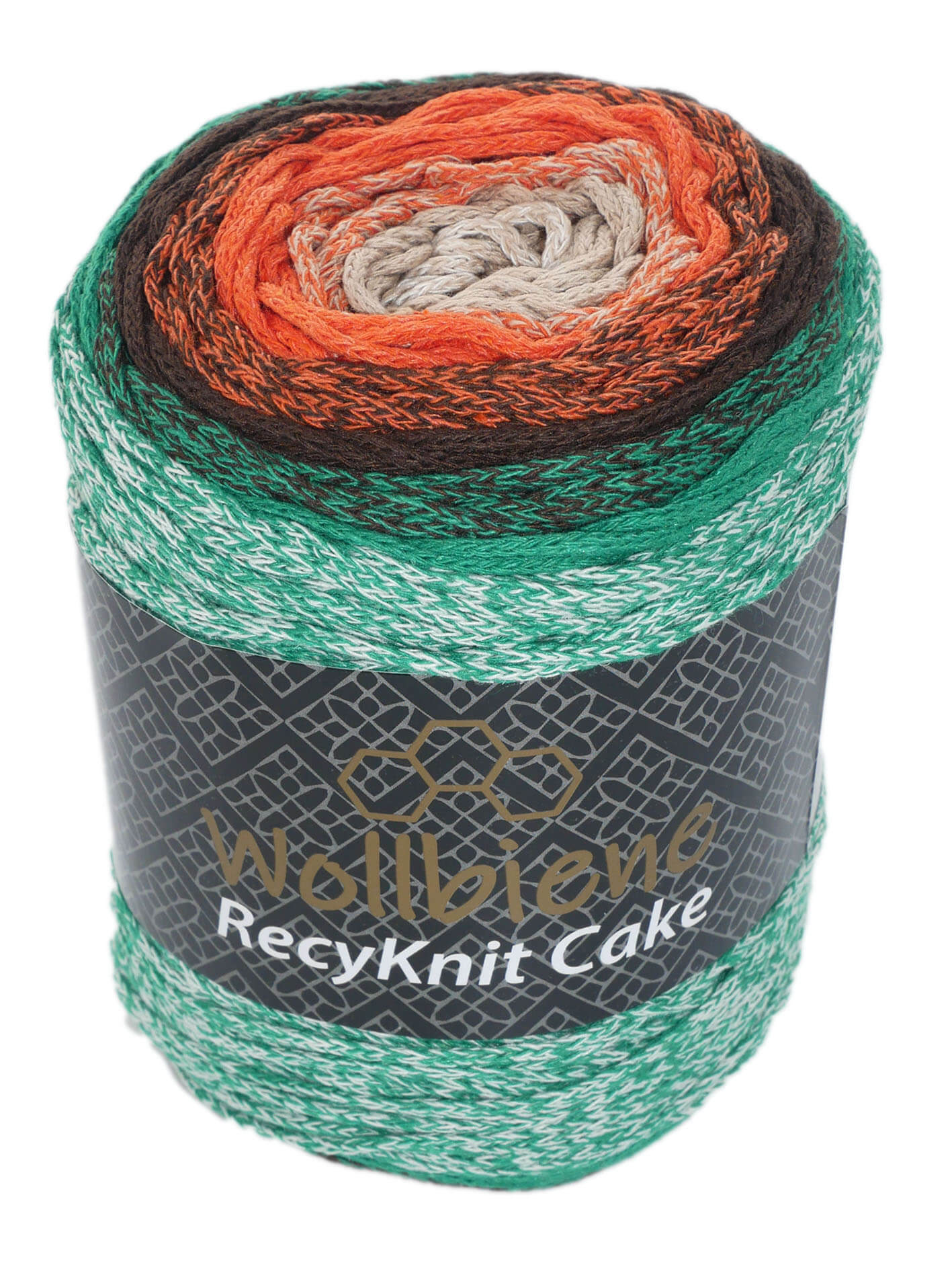 Wollbiene Recyknit Cake 250g Farbverlauf