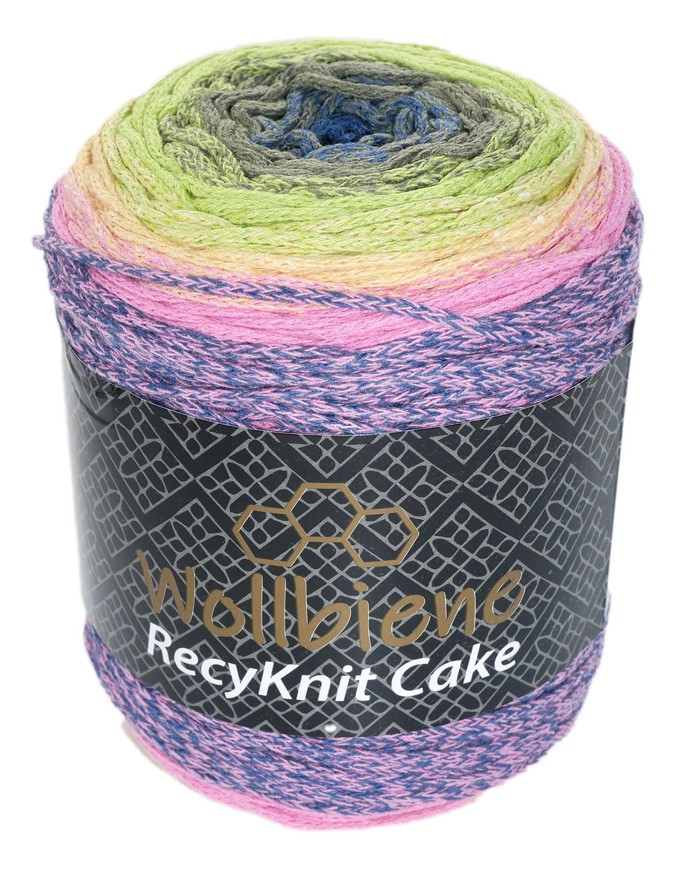 Wollbiene Recyknit Cake 250g Farbverlauf