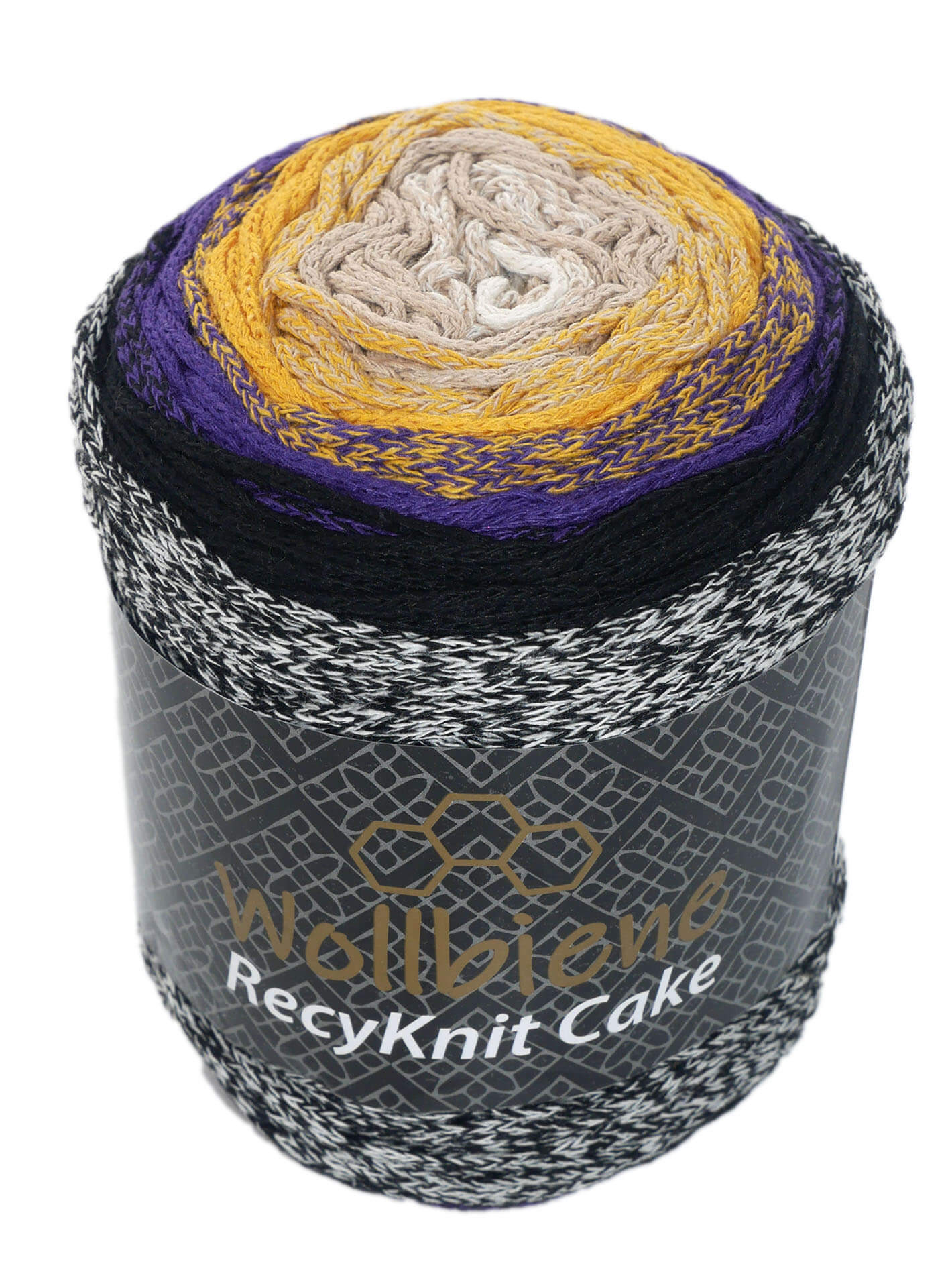 Wollbiene Recyknit Cake 250g Farbverlauf