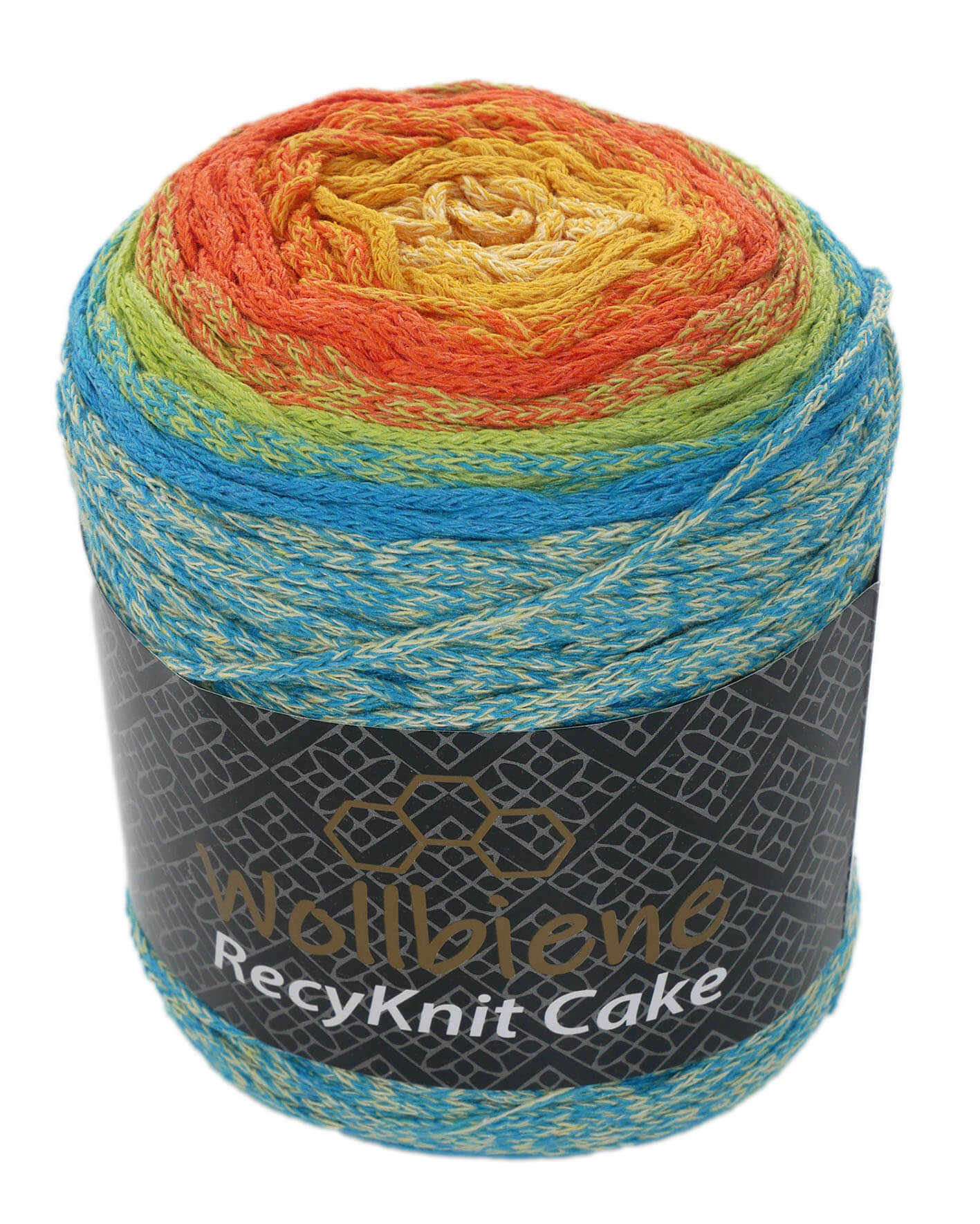 Wollbiene Recyknit Cake 250g Farbverlauf