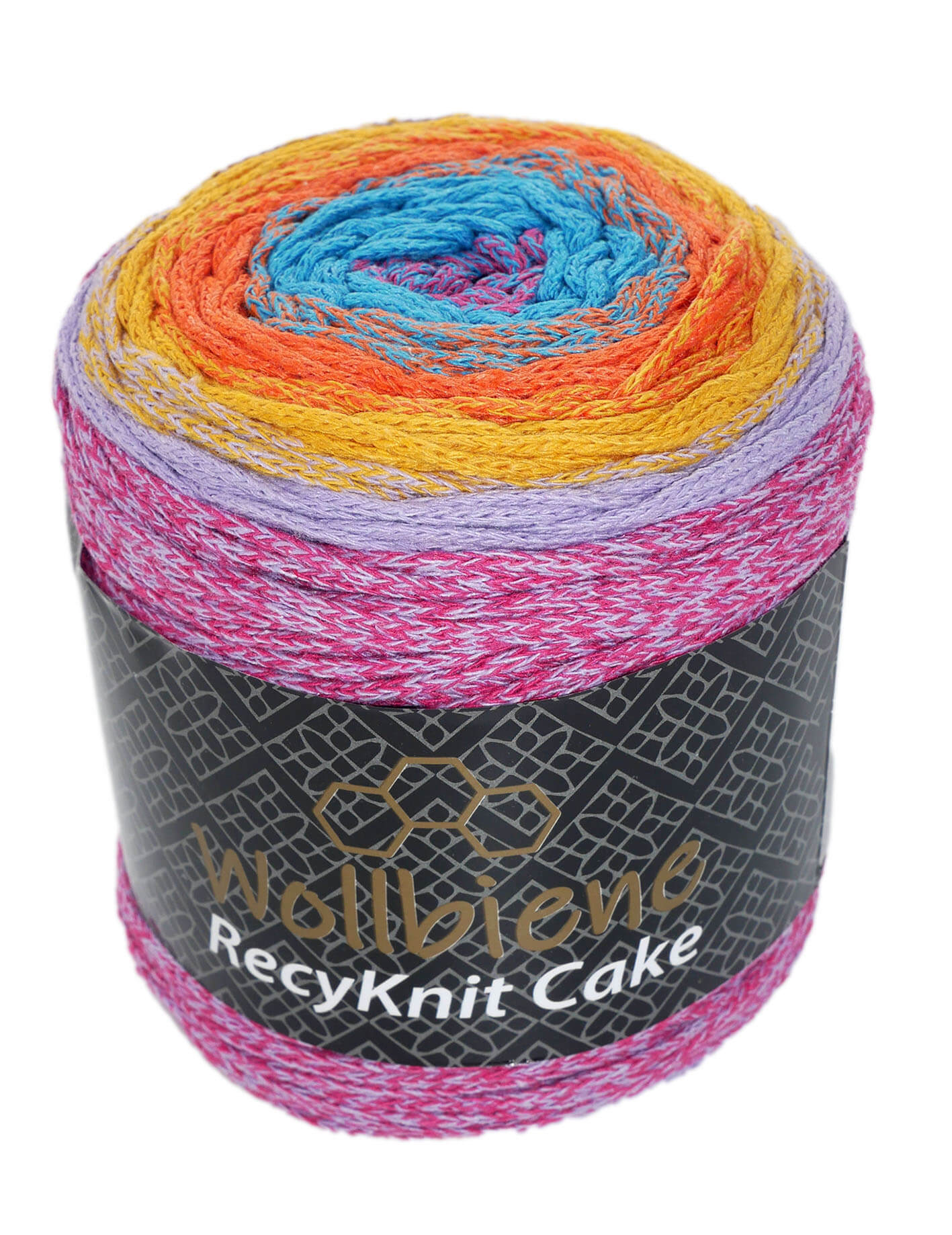Wollbiene Recyknit Cake 250g Farbverlauf