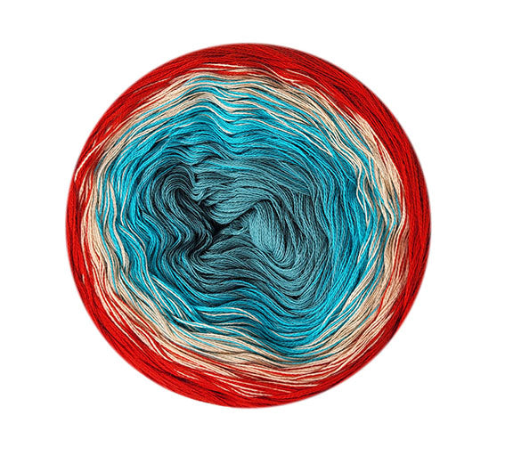 Aura Cotton Bobbel 200g Gradient 100% Cotton 800m