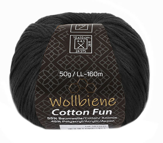 Cotton Fun knitting wool 50g with 55% cotton