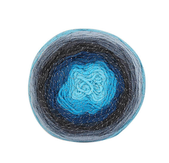 Cupcake Glitter Gradient Yarn 150g