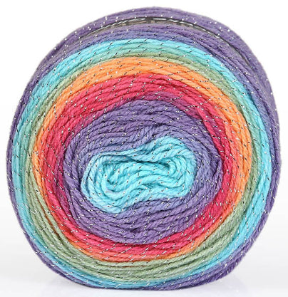 Cupcake Glitter Gradient Yarn 150g