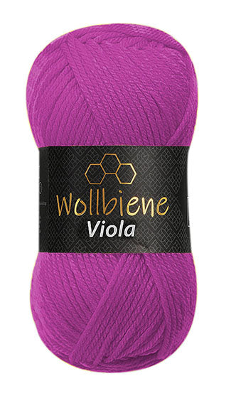Wool bee Viola 100gr polyacrylic many colors