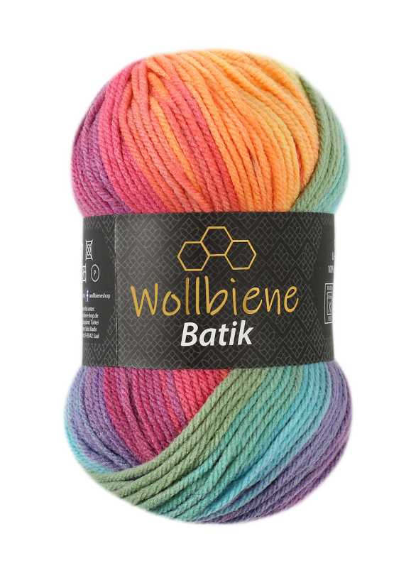 Wollbiene Batik gradient wool 100gr
