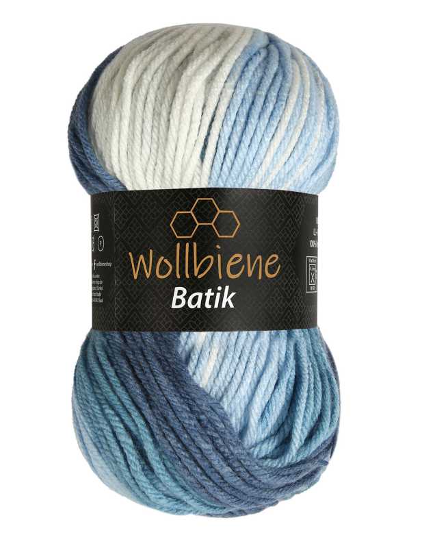 Wollbiene Batik gradient wool 100gr