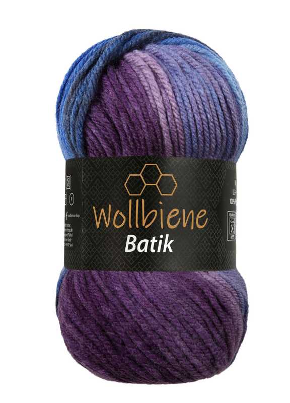 Wollbiene Batik gradient wool 100gr