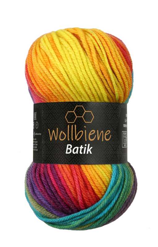 Wollbiene Batik gradient wool 100gr