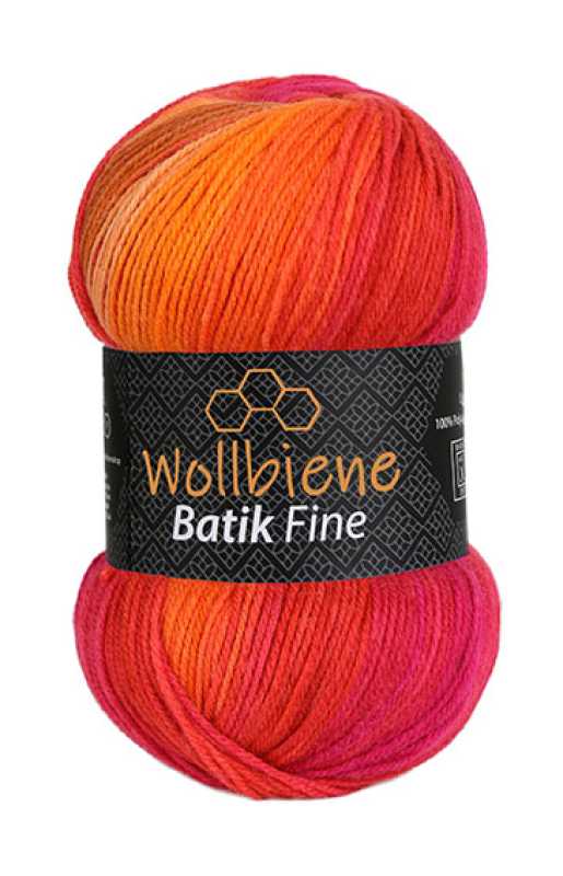 Wollbiene Batik Fine gradient wool 100gr