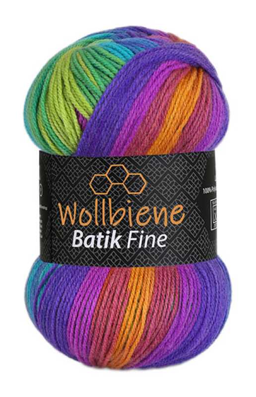 Wollbiene Batik Fine gradient wool 100gr