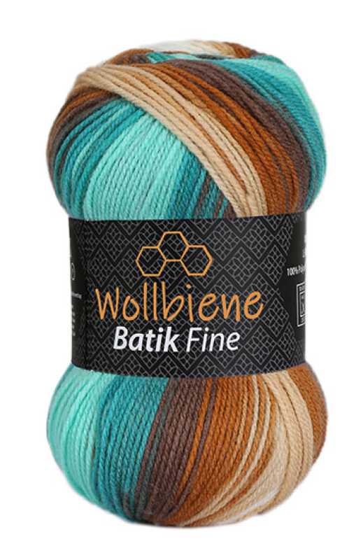 Wollbiene Batik Fine gradient wool 100gr