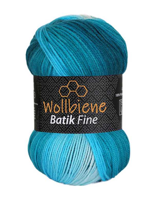 Wollbiene Batik Fine gradient wool 100gr