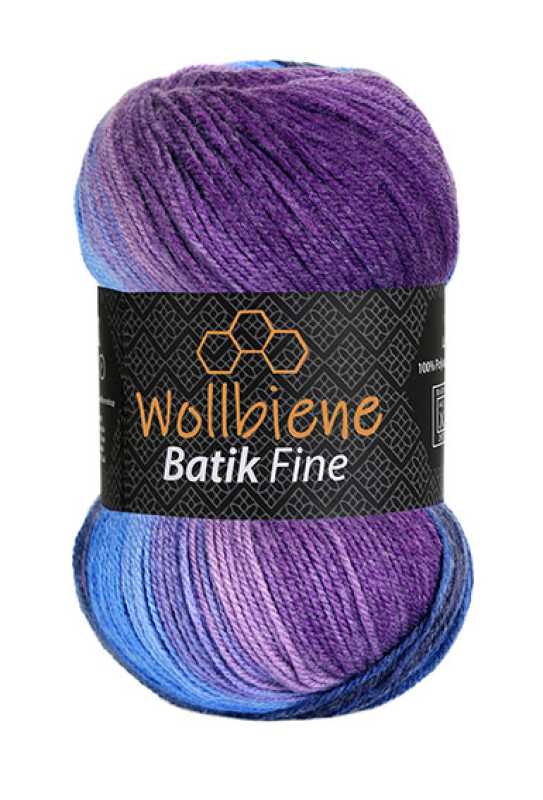 Wollbiene Batik Fine gradient wool 100gr