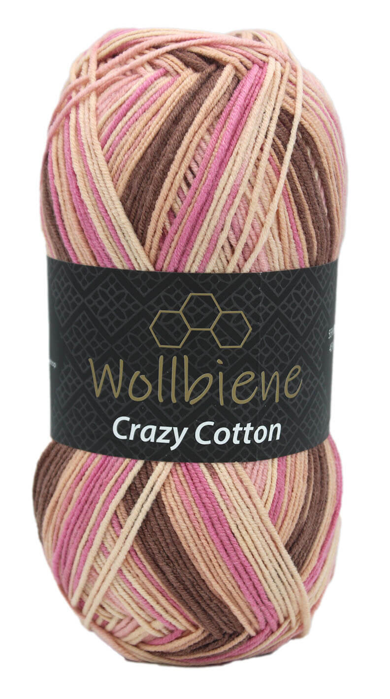 Wollbiene Crazy Cotton Batik Farbverlaufswolle 100gr