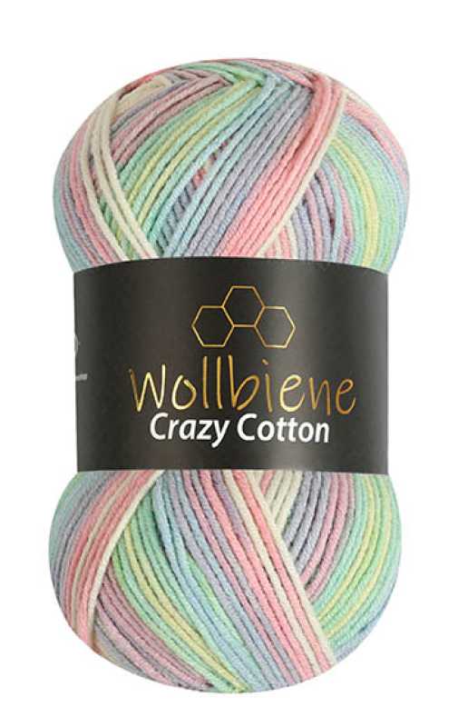 Wollbiene Crazy Cotton Batik Farbverlaufswolle 100gr